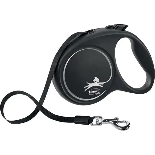 Flexi Black Design bånd M 5 meter 25 kg sort